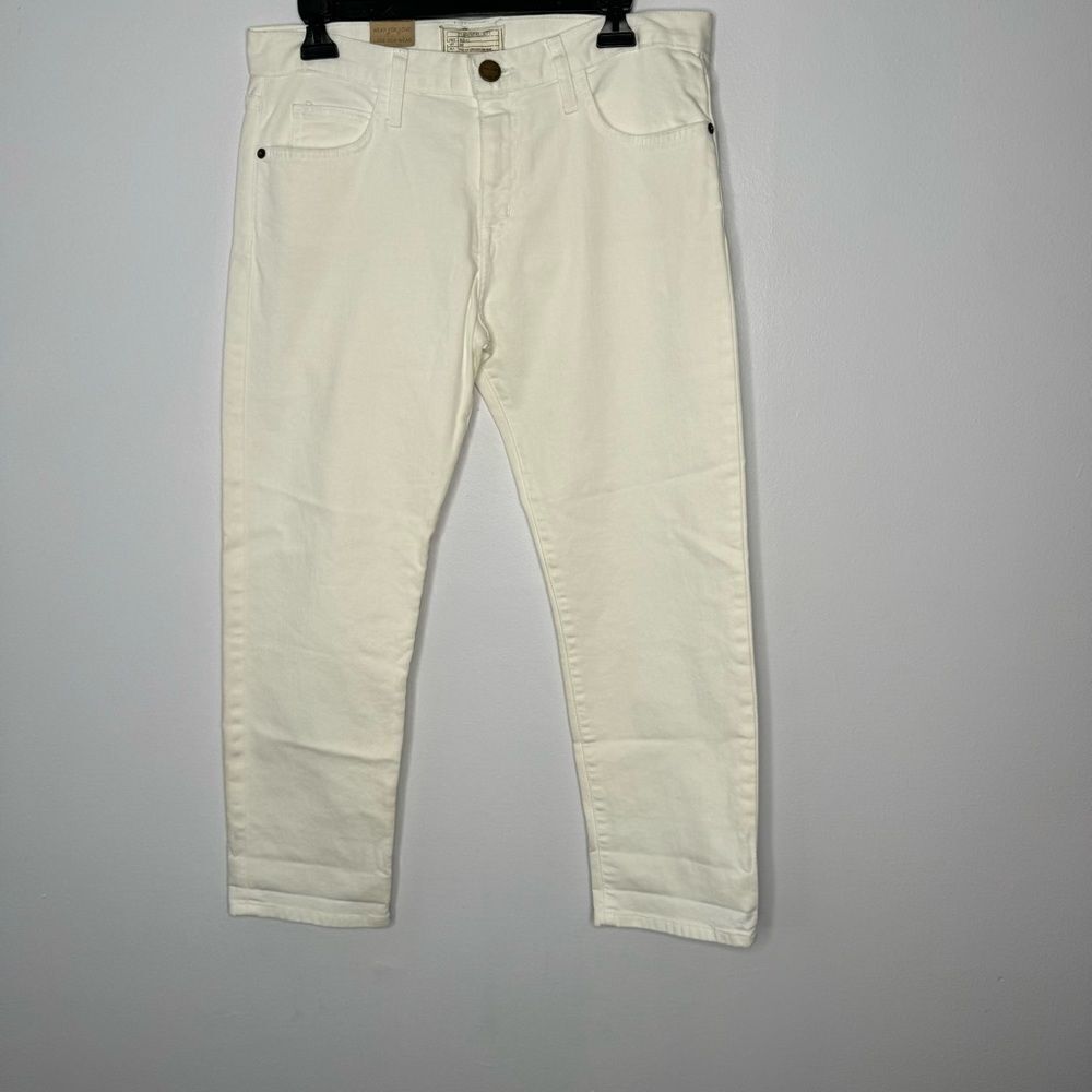 Current/Elliott White The Boyfriend Jeans Size 27